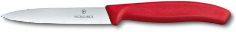 Нож кухонный Victorinox Swiss Classic (6.7701) для чистки овощей и фруктов лезв.100мм прямая заточка красный