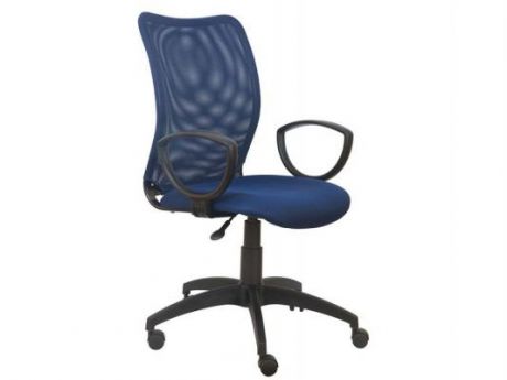 Кресло Buro CH-599/DB/TW-10N спинка сетка темно-синий TW-05N сиденье темно-синий TW-10N