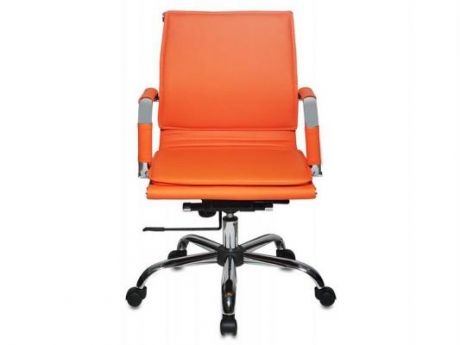 Кресло Buro CH-993-Low/orange низкая спинка искусственная кожа оранжевый