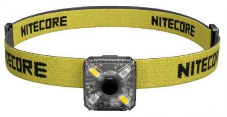 Фонарь налобный Nitecore NU05 Kit черный/желтый лам.:светодиод. 18650/CR123x1 (16806)