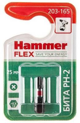Бита Hammer Flex 203-165 PH-2 25мм, 1шт.