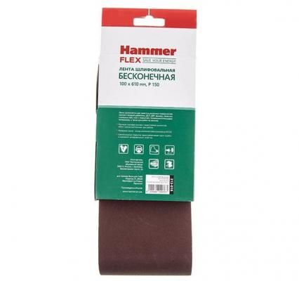 Лента шлиф. Hammer Flex 212-036 100 Х 610 Р 150 по 3 шт.