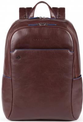 Рюкзак для ноутбука 15.6" Piquadro B2S кожа темно-коричневый CA4762B2S/TM