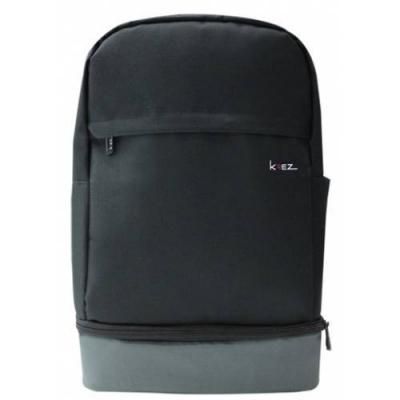 Рюкзак для ноутбука 15.6" KREZ BP04 полиэстер черный серый