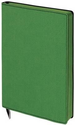 Бизнес-блокнот BRAUBERG "Tweed", А5 148x213 мм, под ткань, линия, 128 л., темно-зеленый, 110964