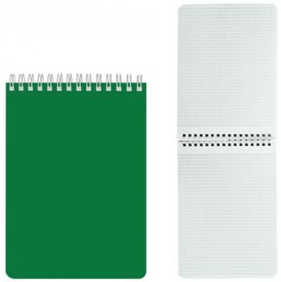 Блокнот А5, 60 л., гребень, лакированная обложка, HATBER, "Зелёный", 145х212 мм, 60Б5В1гр 12535, B194065