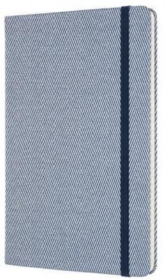 Блокнот Moleskine LIMITED EDITION BLEND LCBD06QP060D Large 130х210мм обложка текстиль 240стр. линейка твердая обложка голубой