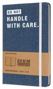 Блокнот Moleskine Limited Edition DENIM NOTEBOOKS LCDNQP060D Large 130х210мм 240стр. линейка Don`t Handle