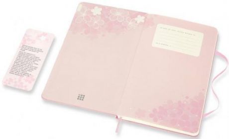 Блокнот Moleskine LIMITED EDITION SAKURA LESU03QP060 Large 130х210мм обложка текстиль 240стр. линейка розовый