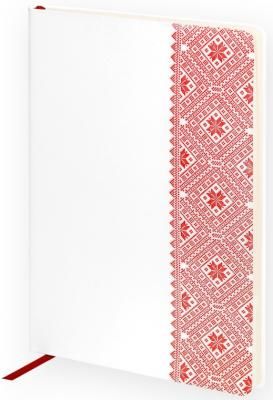 Ежедневник недатированный, Portobello Trend, Russia, 145х210, 256стр, белый/красный