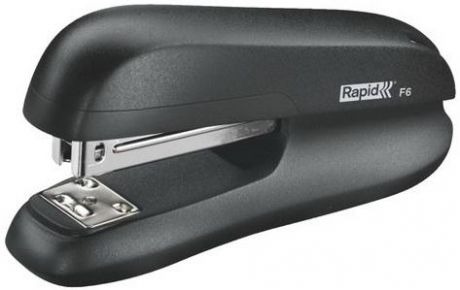 Степлер RAPID "Halfstrip F16" (Швеция), №24/6, до 30 листов, пластиковый корпус, металлический механизм, черный, 23810501