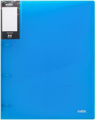 Папка с 40 файлами COLOURPLAY Light, ф.A4, 0,55мм, прозрачная, синяя