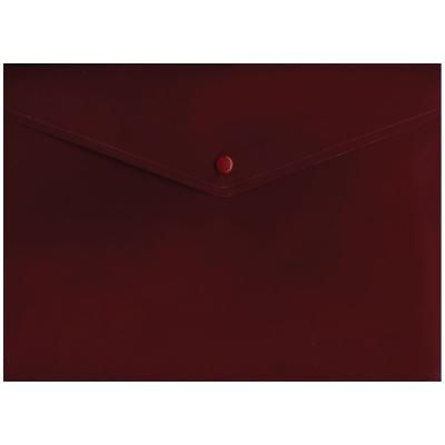 Папка-конверт с кнопкой, красный, A4 IPF371/RD