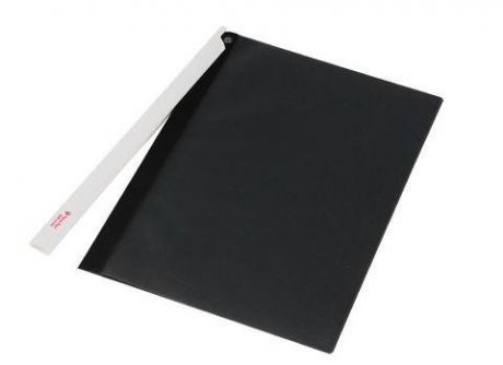 Папка-скоросшиватель FOCUS с большим клипом, ф.А4, черный, матер. PP, вмес. 30 листов