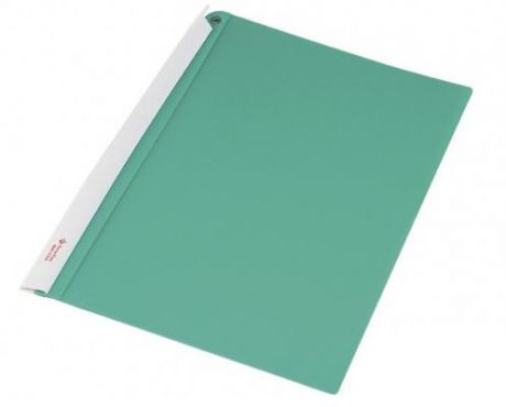 Папка-скоросшиватель FOCUS с большим клипом, ф.А4, зеленый, матер. PP,вмес. 30 листов