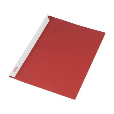Папка-скоросшиватель FOCUS с большим клипом, ф.А4, красный, матер. PP,вмес. 30 листов