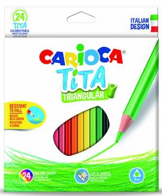 Набор цветных карандашей CARIOCA Tita 24 шт
