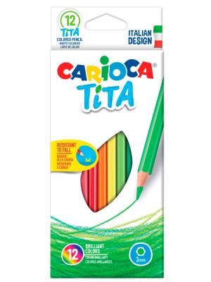 Набор цветных карандашей CARIOCA TITA 12 шт 42793