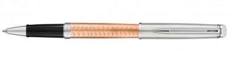 Ручка-роллер Waterman Hemisphere Deluxe Rose Wave CT черный F 2043235