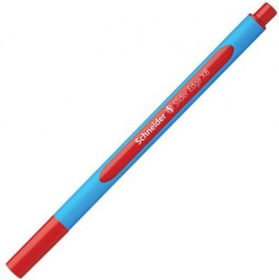 Ручка шариковая SCHNEIDER (Германия) "Slider Edge XB", КРАСНАЯ, трехгранная, узел 1,4 мм, линия письма 0,7 мм, 152202