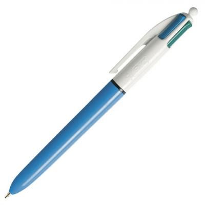Ручка шариковая автомат. BIC "4Colours Original", 4-цветная, линия 0,32мм, син,черн,к, 889969