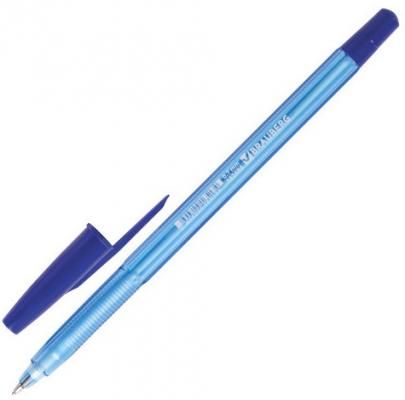 Ручка шариковая масляная BRAUBERG "Assistant", корпус тонированный, 0,7 мм, линия 0,35 мм, синяя, 142484
