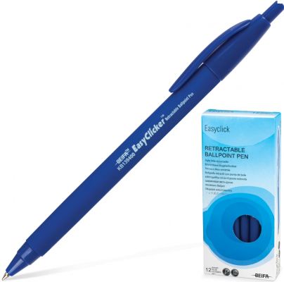 Ручка шариковая автоматическая BEIFA Ручка шариковая автоматическая синий 0.5 мм
