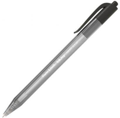 Ручка автоматическая шариковая INKJOY 100, треугольный корпус, черная, 1.0 мм
