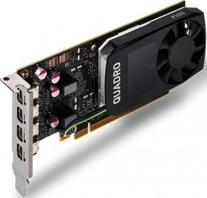 Видеокарта PNY Quadro P1000 VCQP1000DVIV2-PB PCI-E 4096Mb GDDR5 128 Bit Retail