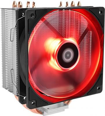 Кулер CPU ID-Cooling SE-224M-Red (универсальный, 150W, 16-31.5 dB, 900-2000 rpm, 120мм, 4pin, медь+алюминий, красная под