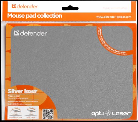 Коврик для мыши Defender пластиковый opti-laser 220х180х0.4