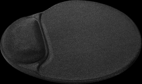 Коврик для мыши Defender гелевый Easy Work (черная лайкра) нескользящ.основа,260х225х5мм