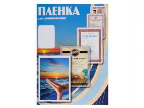 Пленка для ламинирования Office Kit, 100 мик, А2, 100 шт., глянцевая 426х600 (PLP10640)