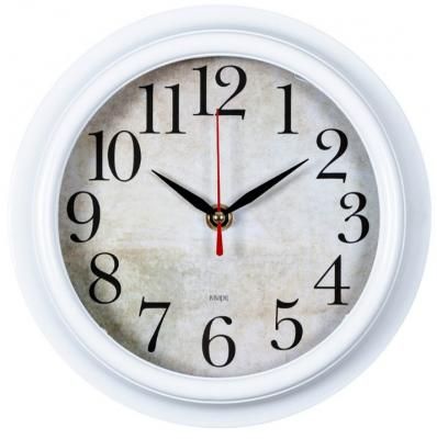 Часы настенные Бюрократ WALLC-R80P белый