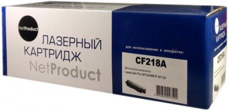 Картридж NetProduct CF218A для HP LaserJet Pro M104/MFP M132 черный 1400стр