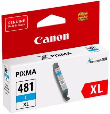 Картридж Canon CLI-481XL C для Pixma TS6140/TS8140TS/TS9140/TR7540/TR8540 голубой 2044C001