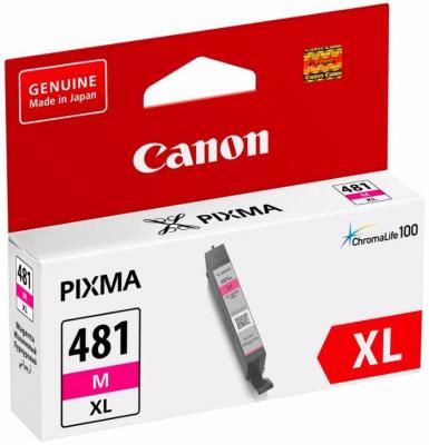 Картридж Canon CLI-481XL M для Canon Pixma TS6140/TS8140TS/TS9140/TR7540/TR8540 пурпурный 2045C001