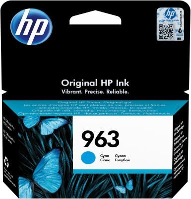 Картридж струйный HP 963 3JA23AE голубой (700стр.) для HP OfficeJet Pro 901x/902x/HP