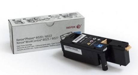 Картридж Xerox 106R02760 для Xerox WorkCentre 6025 WorkCentre 6027 Phaser 6020 Phaser 6022 1000 Голубой