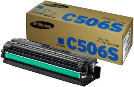 Картридж Samsung SU049A CLT-C506S для CLP-680ND CLX-6260FD 6260FR голубой