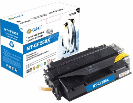 Картридж лазерный G&G NT-CF280X черный (6900стр.) для HP LJ P2035/P2055d/Pro 400 M401/MFP M425
