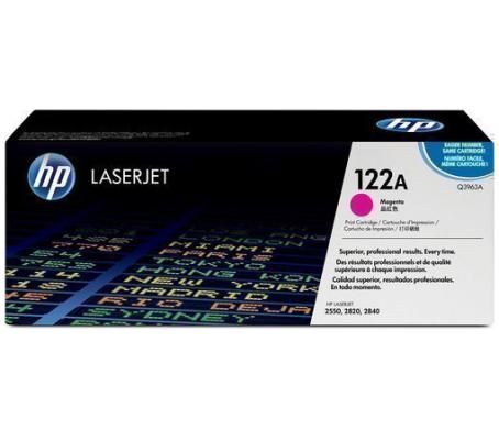 Картридж HP Q3963A №122А для LaserJet 2550 2820 2840 пурпурный