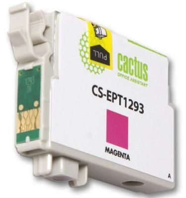 Струйный картридж Cactus CS-EPT1293 пурпурный для Epson Stylus Office B42/BX305/BX305F/BX320 390стр.
