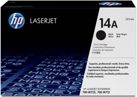 Картридж HP CF214A 14A для LaserJet Enterprise 700 Printer M712dn M712xh черный 10000стр