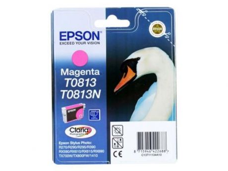 Картридж Epson Original T11134A10 (пурпурный) (замена T08134) для R270/390/RX590 повышенной емкости