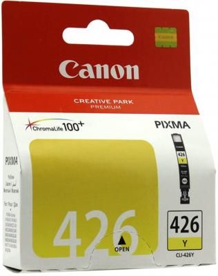 Картридж Canon CLI-426 Y для PIXMA iP4840/MG5140/5240/6140/8140 желтый (4559B001)