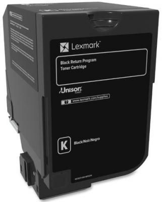 Картридж Lexmark с тонером черного цвета высокой емкости в рамках программы возврата (20 тыс. стр.) для CS725de, CS720de