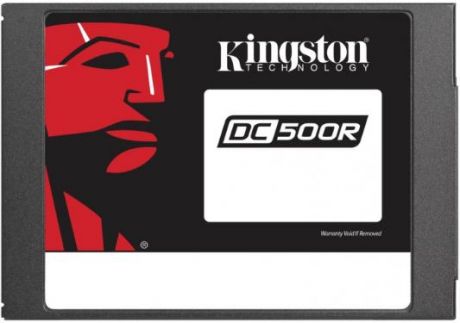Твердотельный накопитель SSD 2.5" Kingston 7.68Tb DC500R Series <SEDC500R/7680G> (SATA3, up to 555/520Mbs, 98000 IOPS, 3D TLC, 7mm)