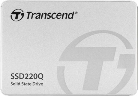 Твердотельный накопитель SSD 2.5" 500 Gb Transcend TS500GSSD220Q Read 550Mb/s Write 500Mb/s 3D QLC NAND