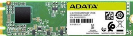 Накопитель SSD A-DATA M.2 SATA III 120Gb ASU650NS38-120GT-C SU650 2280 (ASU650NS38-120GT-C)